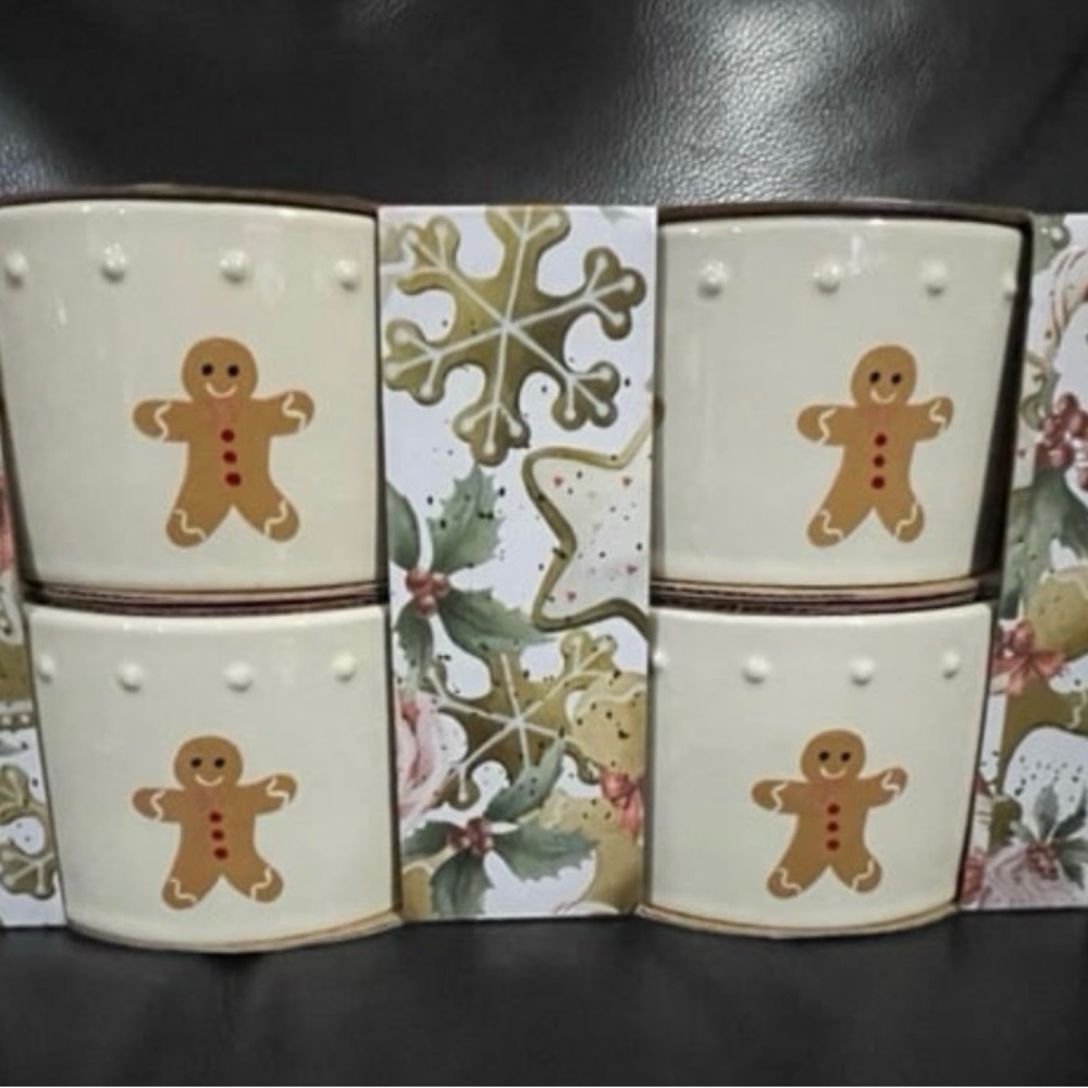 Christmas The Bakeshop by Masterclass Gingerbread Ramekins, Set of 4